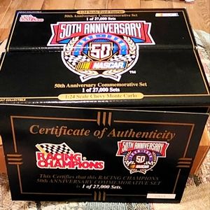 1998 50th Anniversary Commemorative Set 1:24 Scale Die Cast Cars